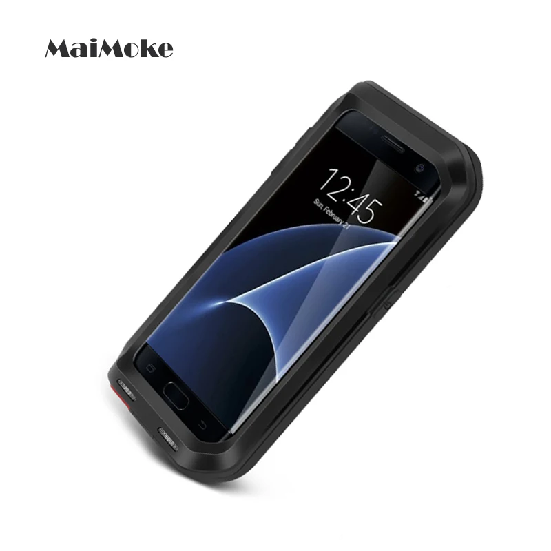 Модный чехол для Samsung Galaxy S9 Plus металлический спортивный S7 S6 NOTE 8 Note 5 из сплава