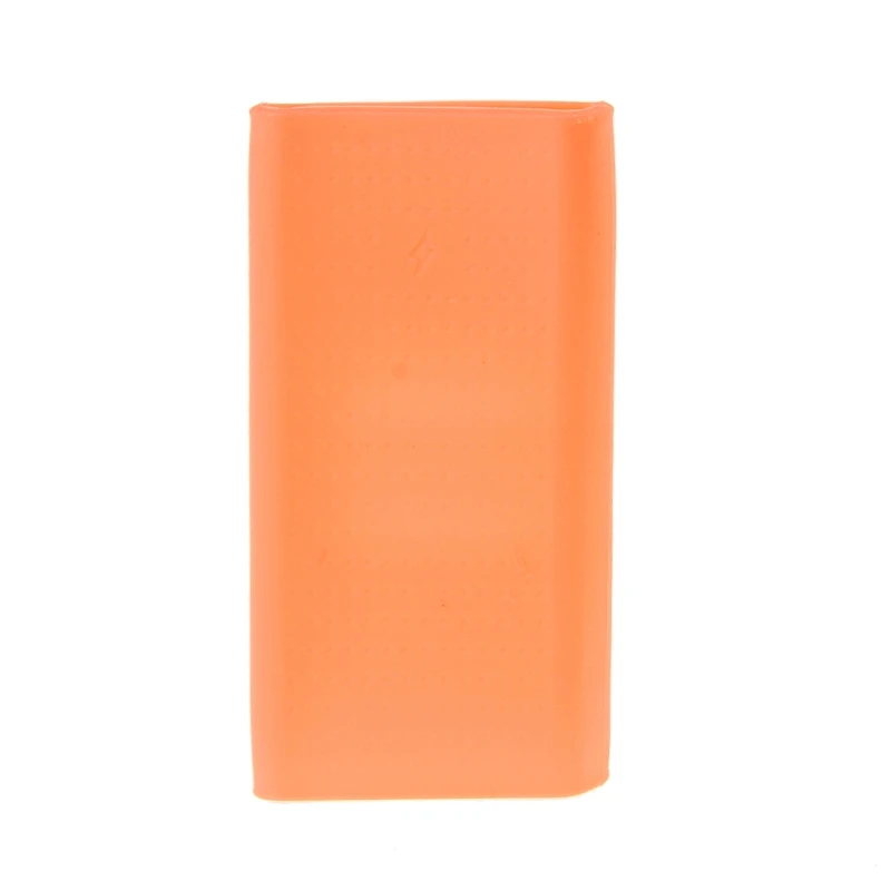 Противоскользящий силиконовый резиновый чехол для Xiaomi power Bank 2 20000 mAh протектор - Цвет: Цвет: желтый