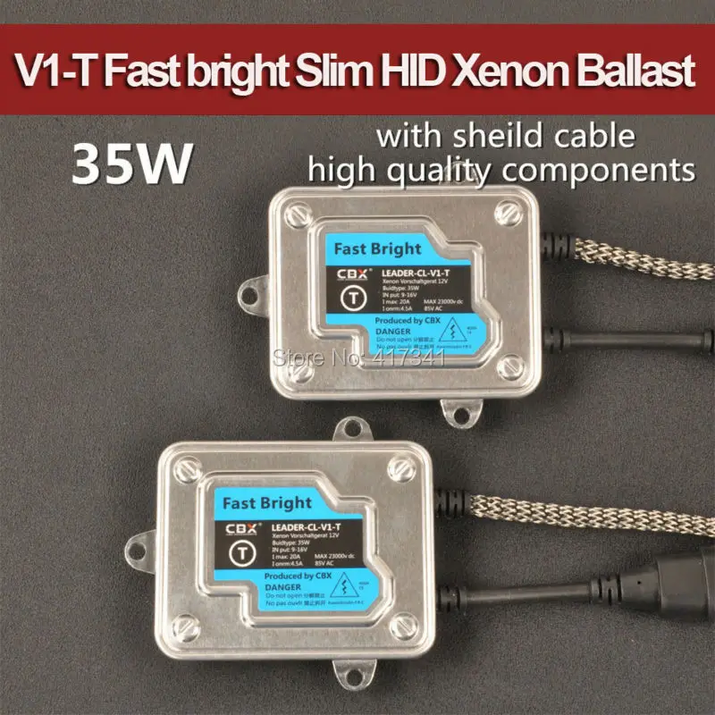 35 Вт 12В AC V1 T Быстрый Яркий Тонкий ксеноновый балласт HID 2 шт./лот зажигание для