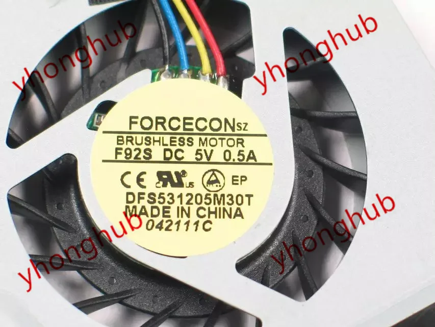 Вентилятор охлаждения для сервера CECON DFS531205M30T F92S M901 M911 U500 U505 M500 M505 DC 5 в 0 А