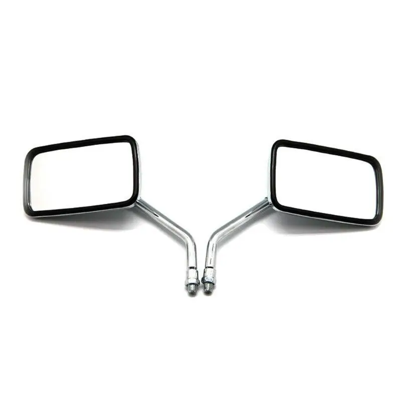 

124B 2Pcs High Definition Square Sport Motorcycle Rearview Side Mirror For Shadow VT VT1100 VT750 VT600 VF750 Magna 750