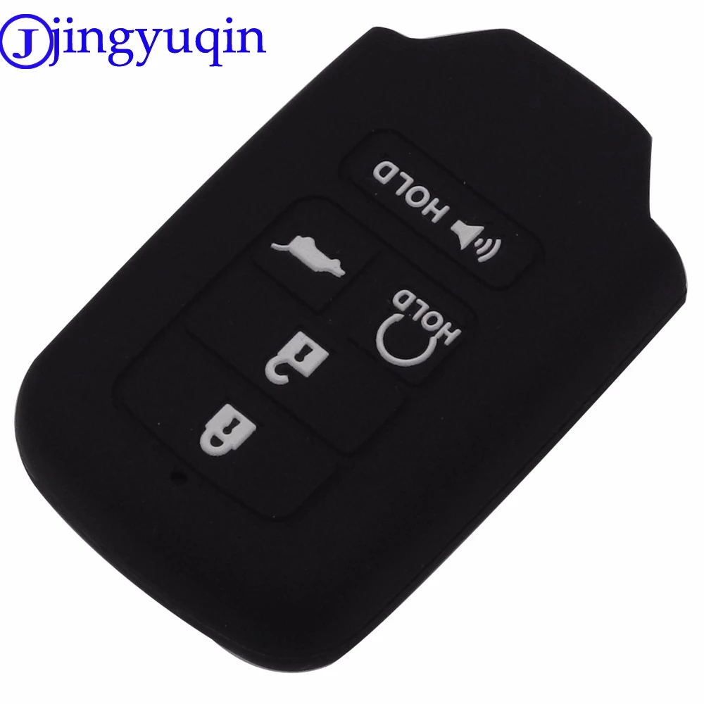 Jingyuqin 10PS для 2015 2016 2017 Honda Civic Accord Cr-v Pilot Crv держатель протектор 5 кнопок силиконовый