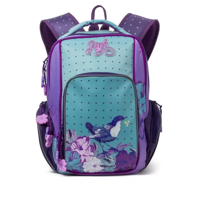 Россия Стиль Девушки Школьные Сумки Мультфильм Птиц Шаблон Водонепроницаемый