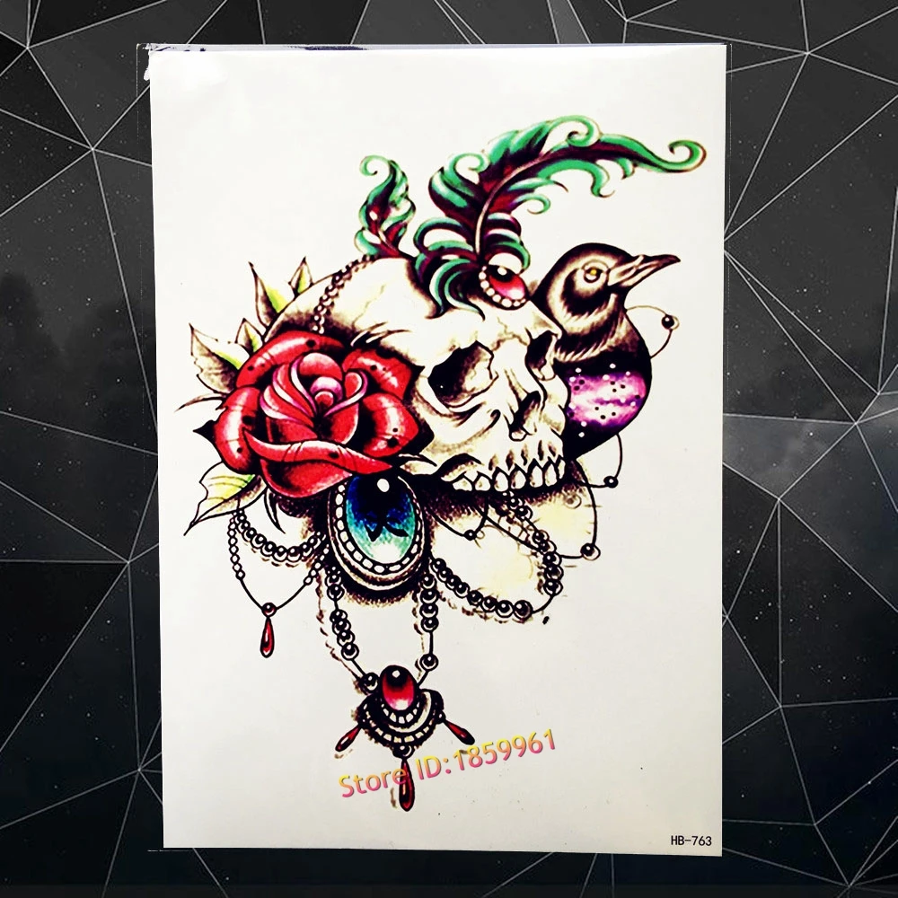 Новый Одежда высшего качества Книги по искусству шрифт Временные татуировки