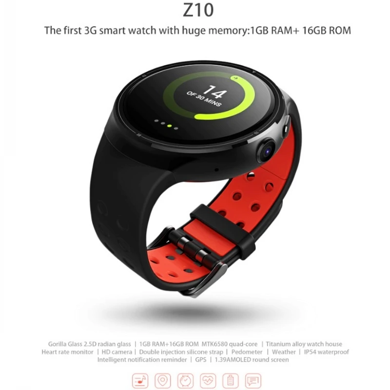 Новые смарт часы XIYAN Z10 Android 5 1 ГБ 16 MTK6580 четырехъядерный 39 &quot400*400 умные с WIFI GPS SIM для