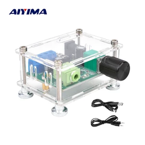 Портативный мощный стереоусилитель AIYIMA, USB 5 В, 2x3 Вт, наушники, Amp AUX 3,5 мм, усилитель с чехлом сделай сам для домашнего кинотеатра