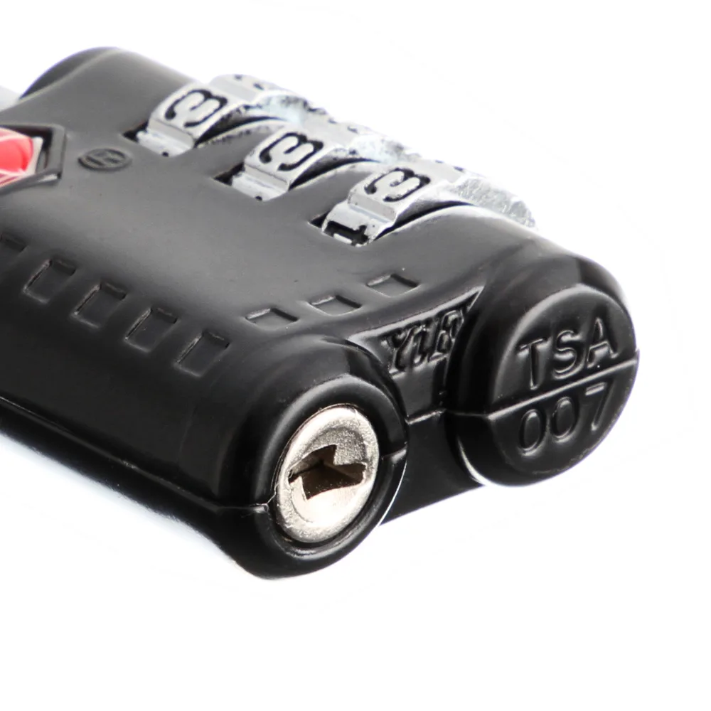 Лучший Классический TSA утвержден замки сбрасываемый 3 цифры Замок с кодовой