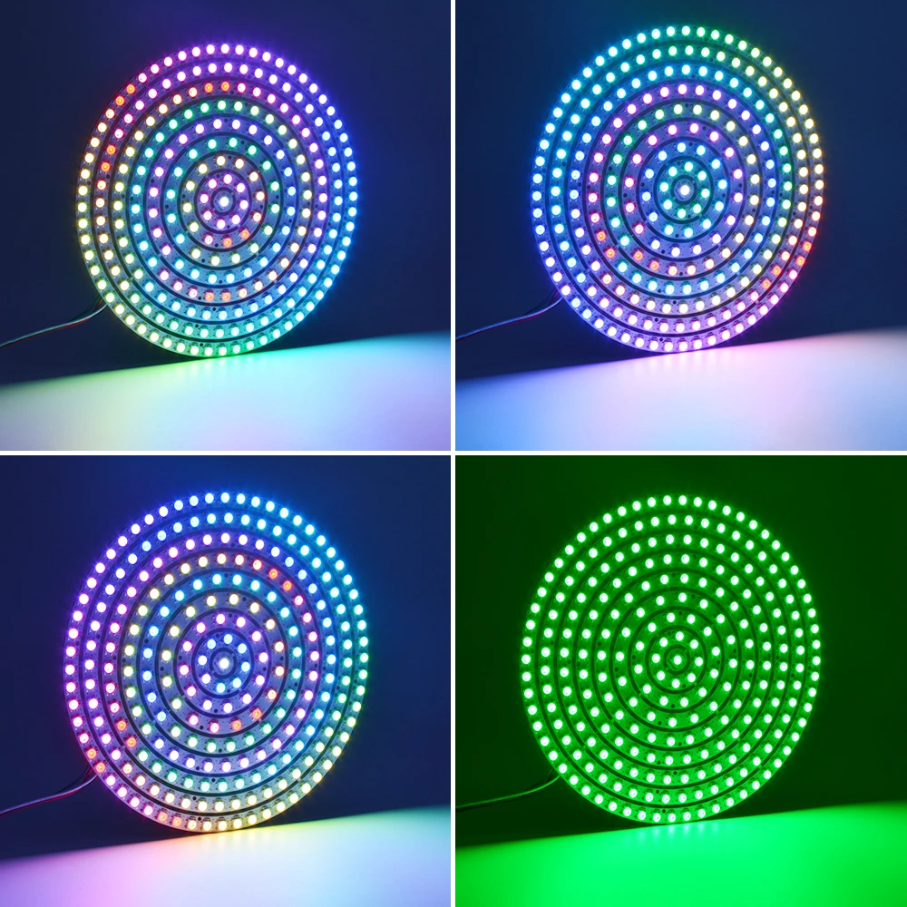 Адресное пиксельное кольцо WS2812B 93 241 LED s WS2812 SK6812 светодиодный RGB светодиодное WS2811 ic