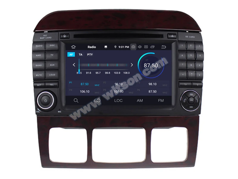 WITSON Android 10 0 автомобиля DVD GPS радио для MERCEDES-BENZ S CLASS S-W220/S280/S320/S350 аудио-система с gps