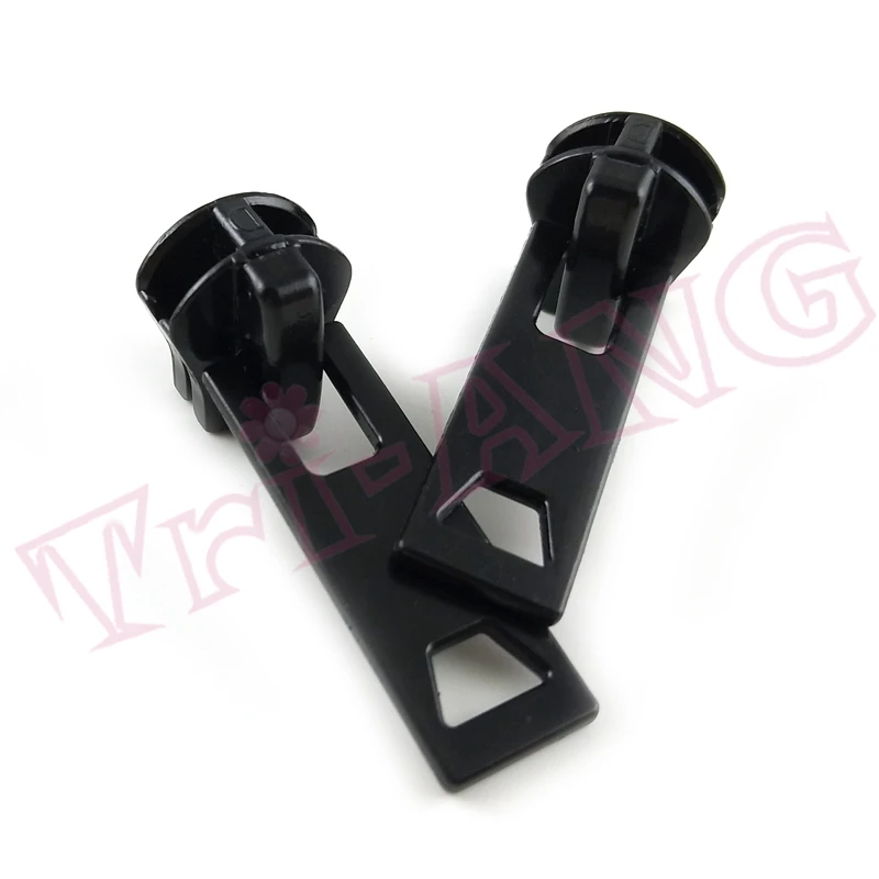 

20 pcs/lot, Hollowed Trapezoid Shape 8# Black Color Zipper Sliders for Resin Zippers Only