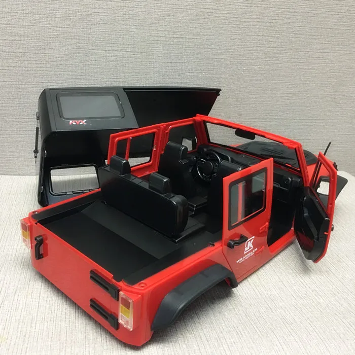 1/10 жесткий корпус Jeep Wrangler колесная база 313 мм для осевого гусеничного Чероки AX90046 AX90047 SCX10 IIjjraxxas trx-4 T4 D110