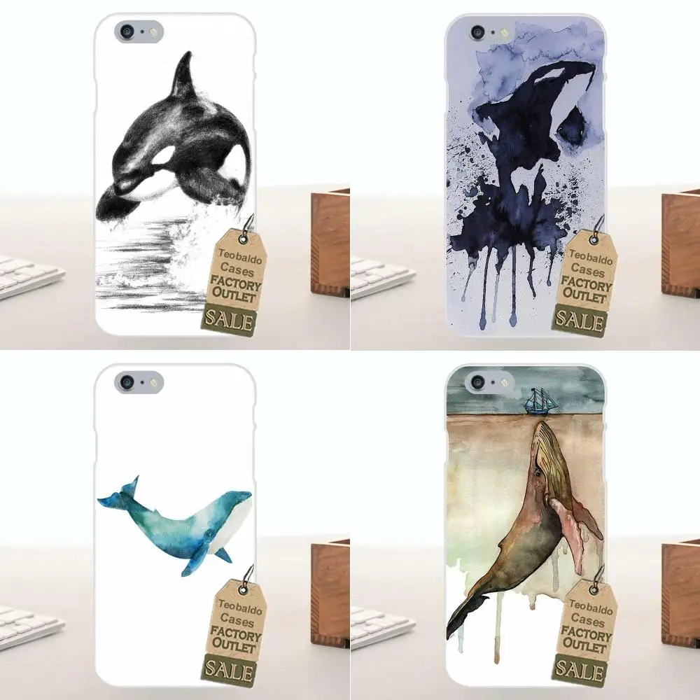 Tpwxnx Killer Whale Orca акварельные мягкие ТПУ чехлы для мобильных телефонов Sony Xperia Z Z1 Z2 Z3 Z4