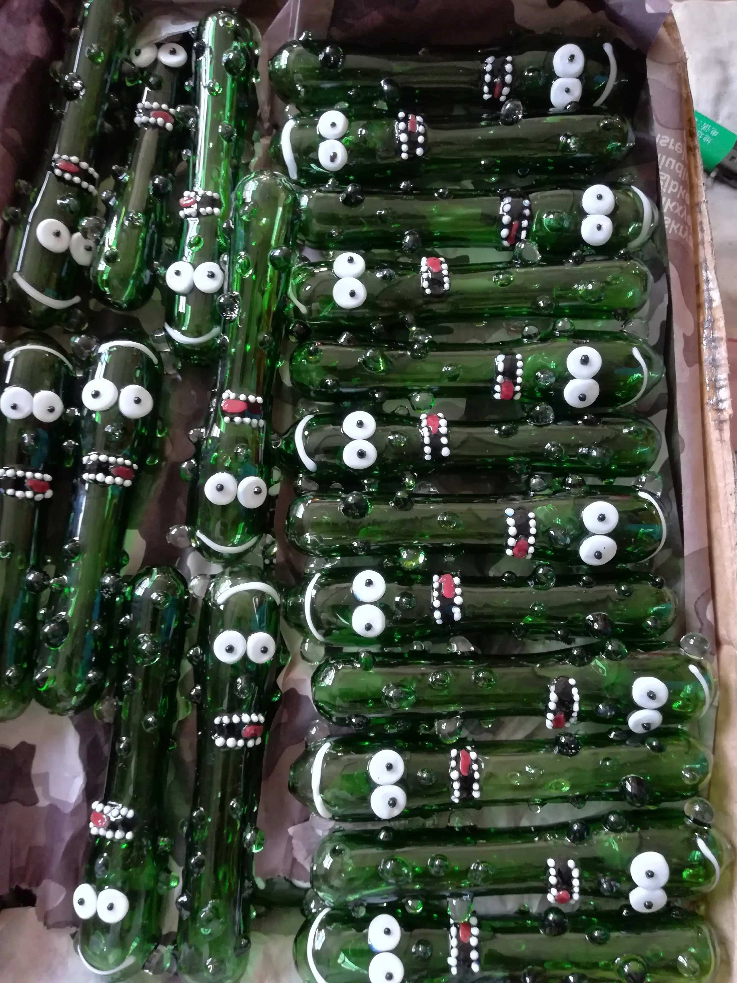 Cucumber Glass Blunt Pipe Weed Smoking Novelty Personality Tobacco Accessories Gift Preferred Cigarette Herb Grinder Filters | Дом и сад