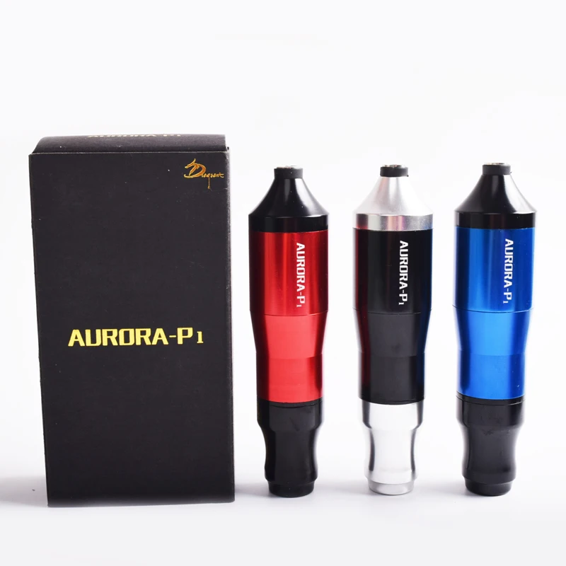 Машинка для татуировки AURORA P1 ротационная машинка Космический алюминиевый