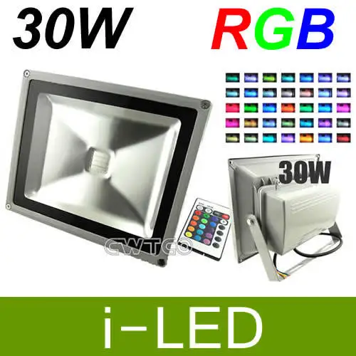 CE & ROHS одобренный 10 Вт 20 30 50 70 + RGB пульт дистанционного управления прожектор