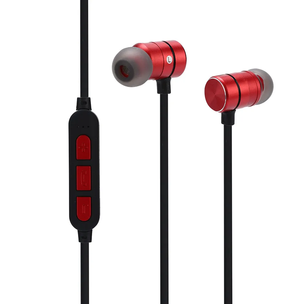 VOBERRY беспроводные Bluetooth универсальные V4.2 стерео наушники Магнитная Спортивная
