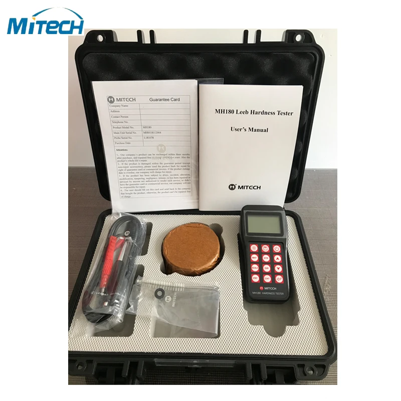 Портативный металлический дюрометр Leeb Измеритель Твердости Mitech MH180|Прибор для определения твердости| |