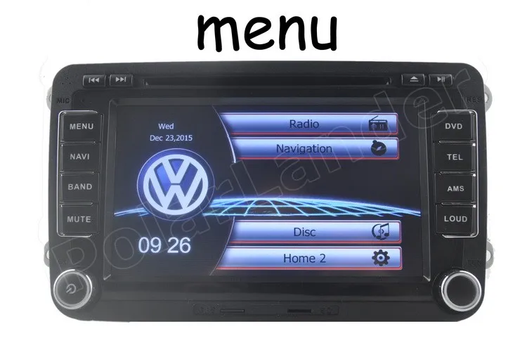 Для VW/Volkswagen/Passat/POLO/GOLF/Skoda/Seat/Leon автомобильный dvd GPS плеер RDS мультимедиа аудио