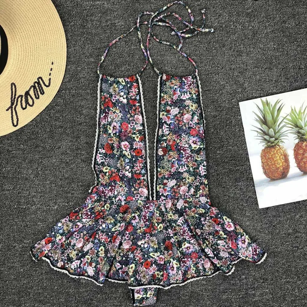 Бикини 2020 сексуальный женский комбинезон с принтом пуш ап мягкий бюстгальтер