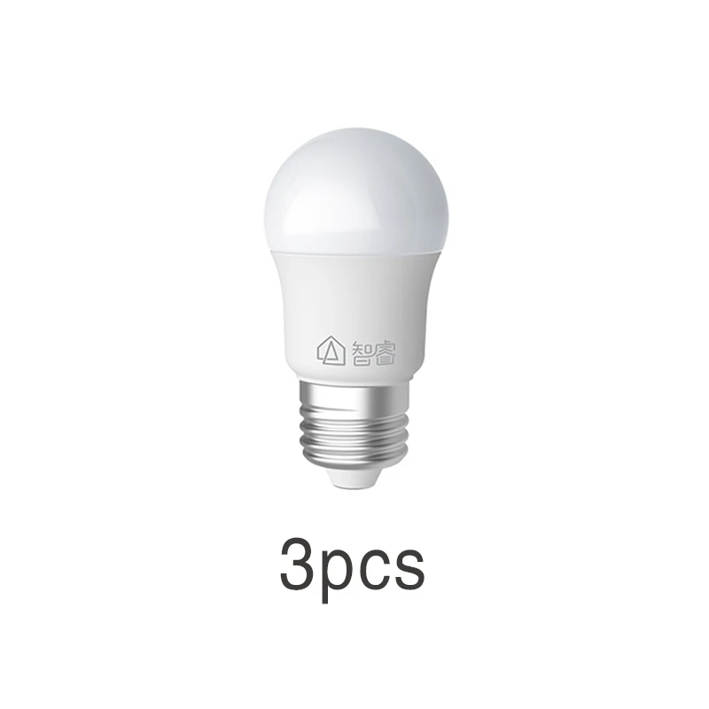 XIAOMI MIJIA Philips светодиодный светильник E27 умный дом светодиодный светильник люстра светодиод 5 Вт белый светильник энергосберегающий - Испускаемый цвет: 3 pcs