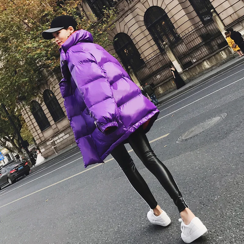 Уитни Ван 2018 Зимняя мода Streetear толстые теплые просторная парка для женщин