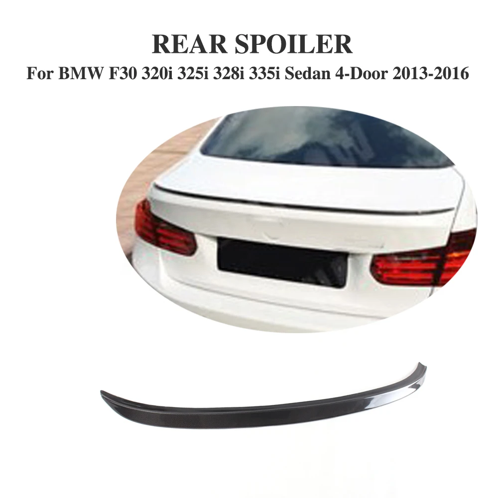

Carbon Fiber Rear Trunk Boot Lip Spoiler Wing For BMW 3 Series F30 320i 325i 328i 335i Sedan 4-Door 2013-2016