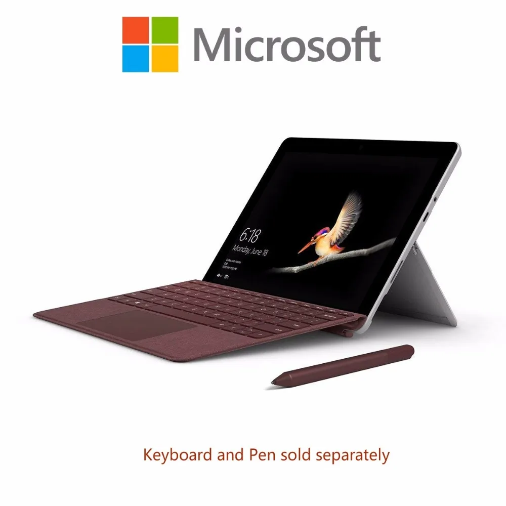 Новинка! Microsoft Surface Go 10 &quotсенсорный экран Intel Pentium Gold 4 ГБ памяти 64 rom электронная