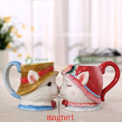 A Чайные кофейные кружки, керамическая кружка maneki neko, домашний декор, ремесло, украшение комнаты, фарфоровая фигурка счастливого кота, птица, подарки, Свадебный декор - Цвет: A