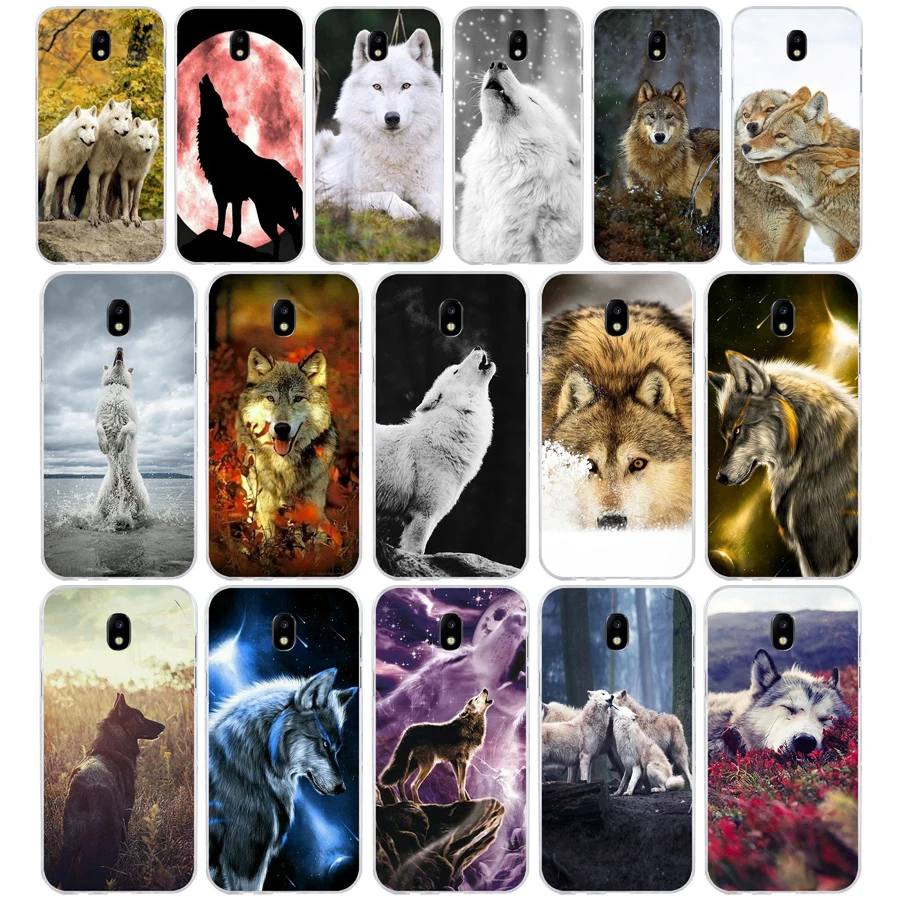 Мягкий Силиконовый ТПУ чехол 117SD Snow Wolf для телефона Samsung j3 j5 j7 2015 2016 17 j2 prime j6 Plus