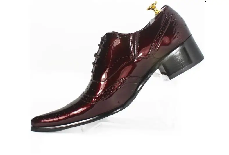 Sapato masculino social mens patent leather black shoes men luxury pointy oxford for flats lace up loafer | Обувь