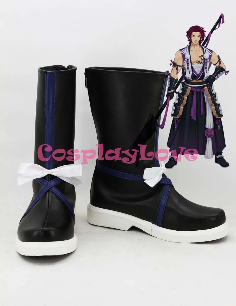 

Custom Made Japanese Game Touken Ranbu Online Tonbokiri Cosplay Long Boots Cosplay Boots Shoes For Halloween Christmas