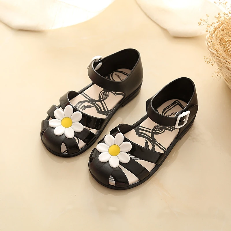 Мини Мелисса Сандалии для девочек детская обувь подошва босоножки с ремешком на