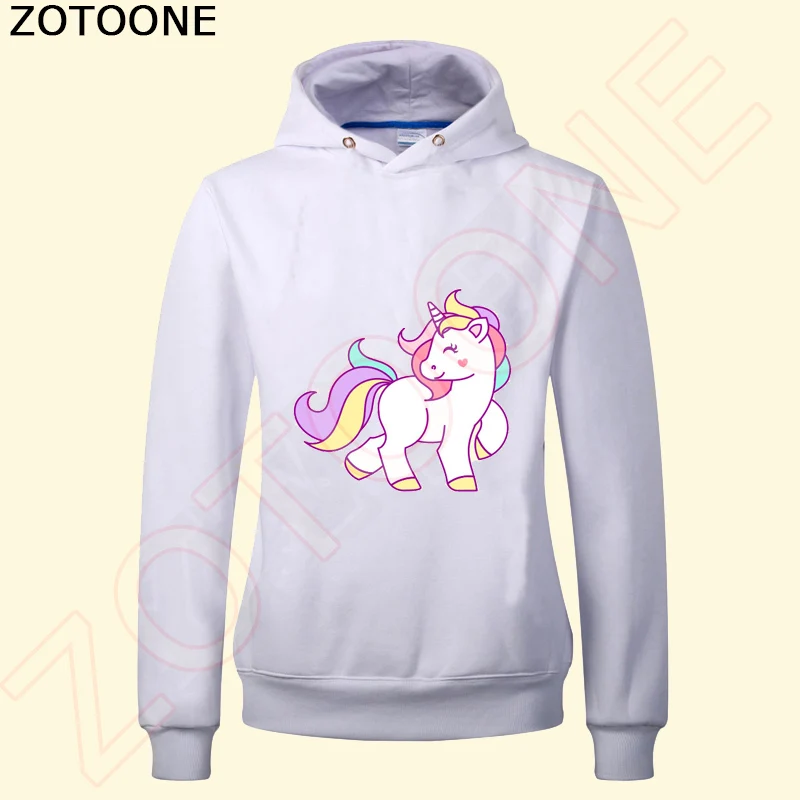 Термопатчи ZOTOONE с единорогом Мультяшные Переводные термонаклейки милыми