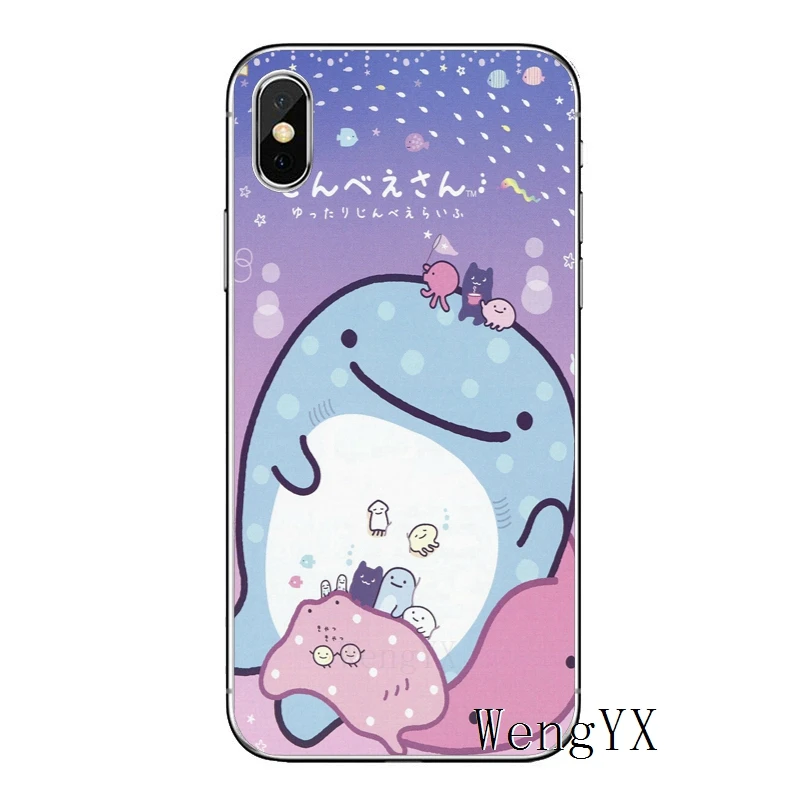 Японский кавайный КИТ Акула для samsung Galaxy S10 S9 S8 S7 S6 edge Plus Lite S5 S4 mini Note 9 8 5 4 TPU мягкий чехол для телефона - Цвет: Whale-Shark-A-05