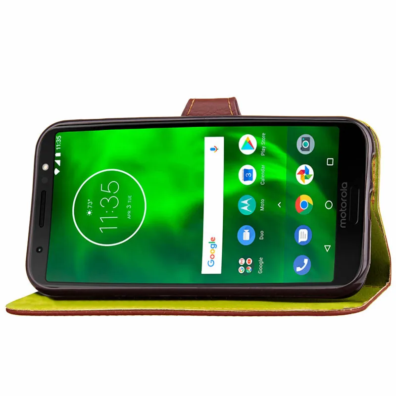 Роскошный чехол из искусственной кожи для Motorola Moto G G2 G3 G4 G5 G5S G6 Z2 Play Flip Stent Cover Plus Z Case
