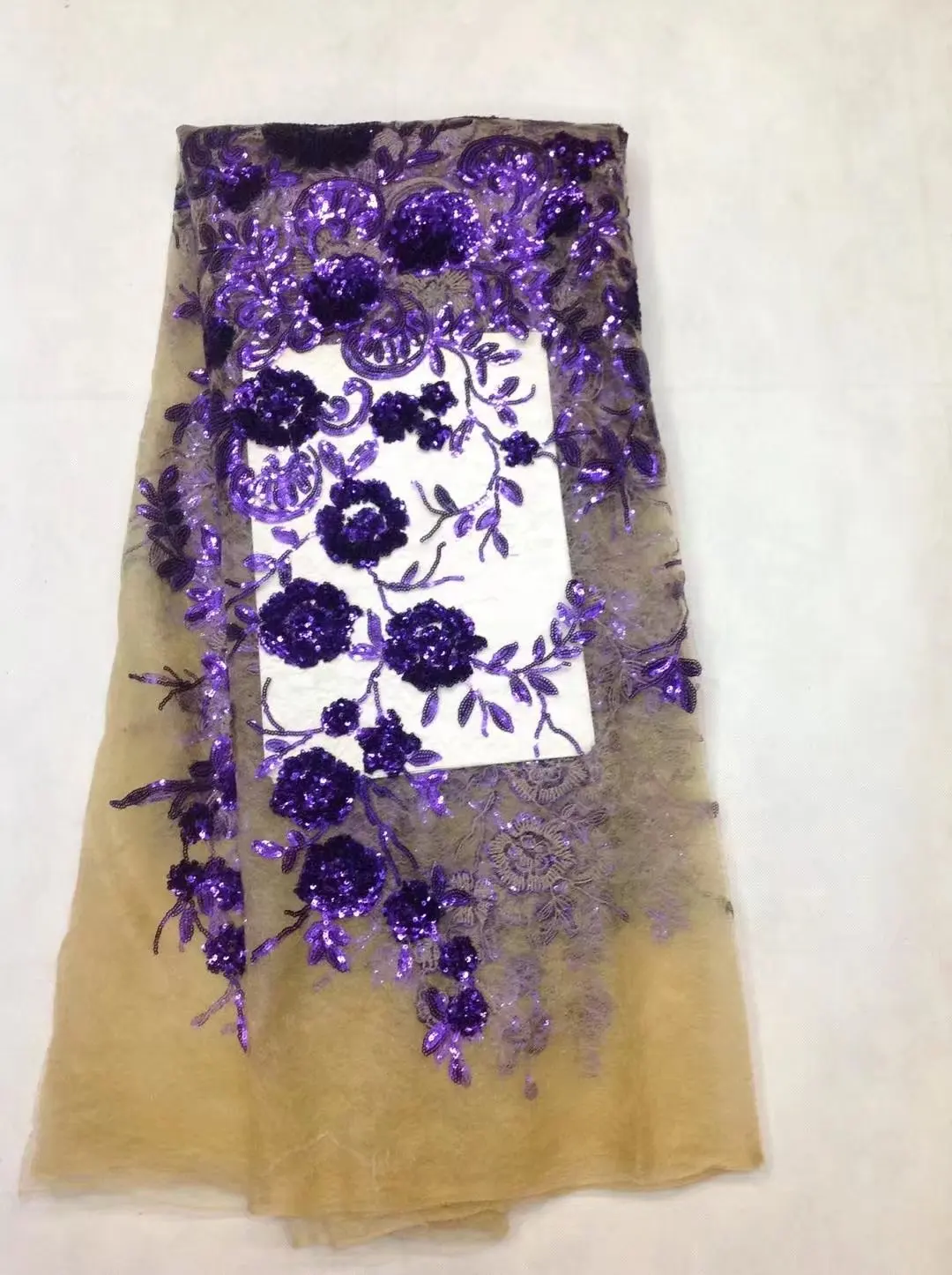 

French African Lace Fabric High Quality Embroidered Nigerian Net Lace with Guipure Lace Fabric 5 Yards for Lady Dress VS-JL1226