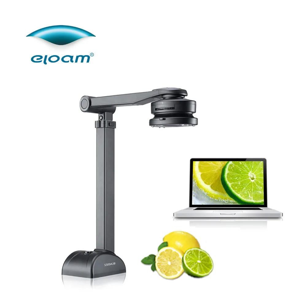 USB высокоскоростной портативный промышленный сканер для документов ELoam factory 5MP