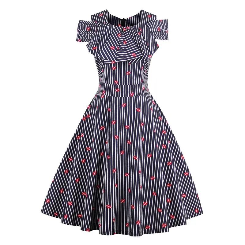 Винтажные летние элегантные офисные платья плюс размер женские миди Алина