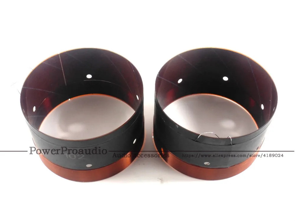 

2PCS 102MM Bass Voice Coil Woofer With Sound Air Outlet Hole For 12 inch -18 inch Subwoofer Speaker 8OHM 2 Layers