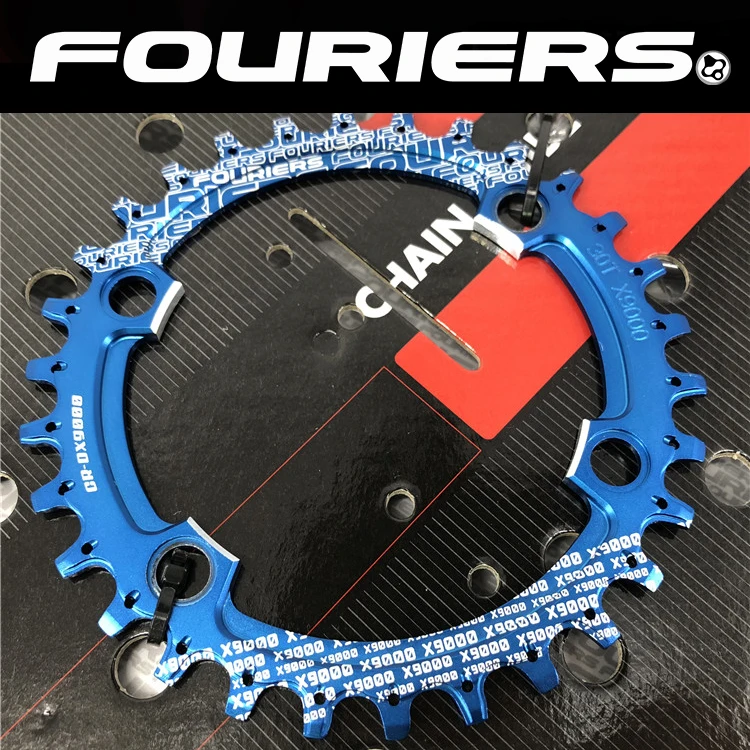 1 шт. Fouriers велосипед Круглые новые цепи для shimano X T R M9000/M9020 11 скоростей Кривошип B. C. D 104 мм