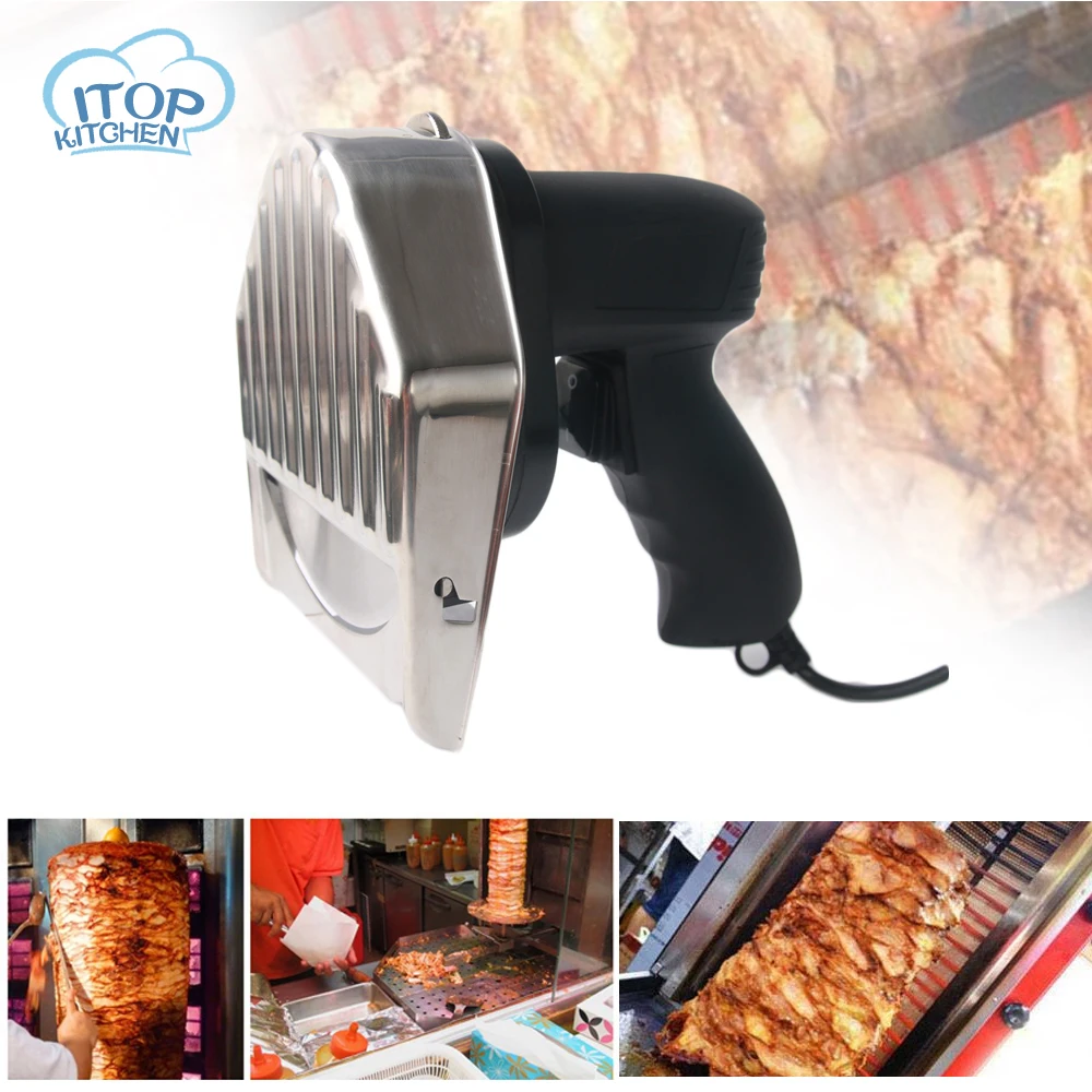 ITOP 0012-05 слайсер для кебаба Электрический для шаурмы Doner Gyros мясорубка машина для нарезки 110 В 220 в 240 В