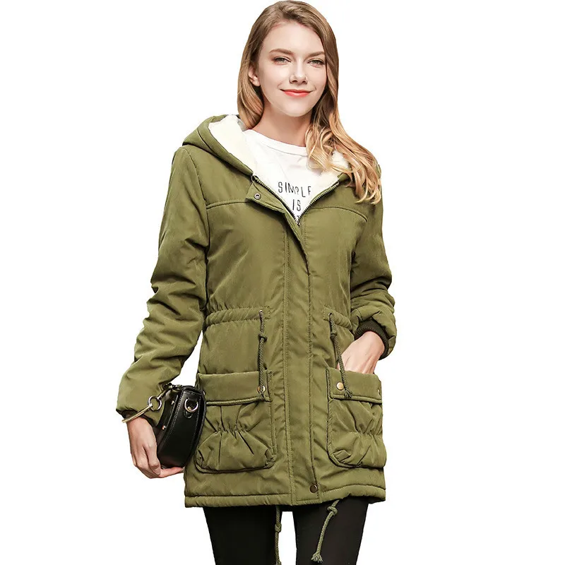 Winter Long Coat Women Clothes 2018 Ladies Hooded Thicken Warm Casaco Feminino Cashmere Parkas Mujer Jacket Manteau Femme Hiver | Женская