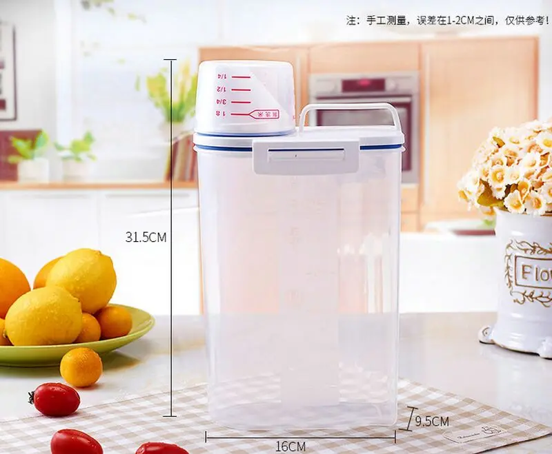 1 шт. пластиковый герметичный контейнер для хранения продуктов | Дом и сад