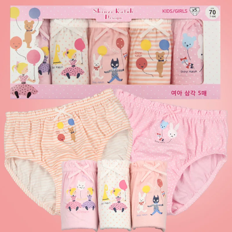 Нижнее белье для девочек 5 шт./лот|baby girl panties|kids underweargirls underwear |