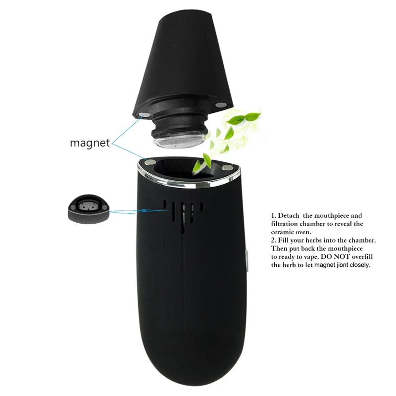 Original Kingtons Dry Herb Electronic Cigarette Kit Bulit-in Battery E Vaporizer Herbal Vape Pen e-cigarettes Atomizer | Электроника