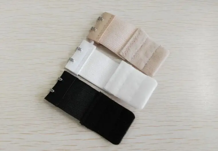 2017 Elastic 2 Rows Hooks Bra Extenders Nylon Clip Strap Women Extender 3 Colors 100pcs/lot | Женская одежда