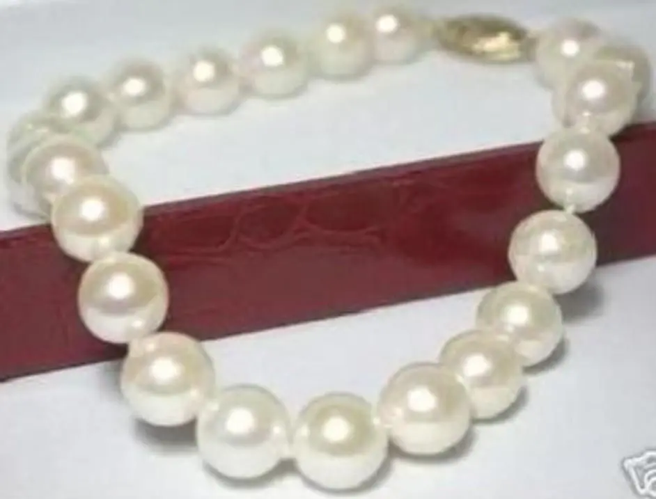 

Charming! 8-9mm Genuine Akoya White Pearl Bracelet 7.5" SA^^^e SHIPPING 5.26 -Top quality free shipping