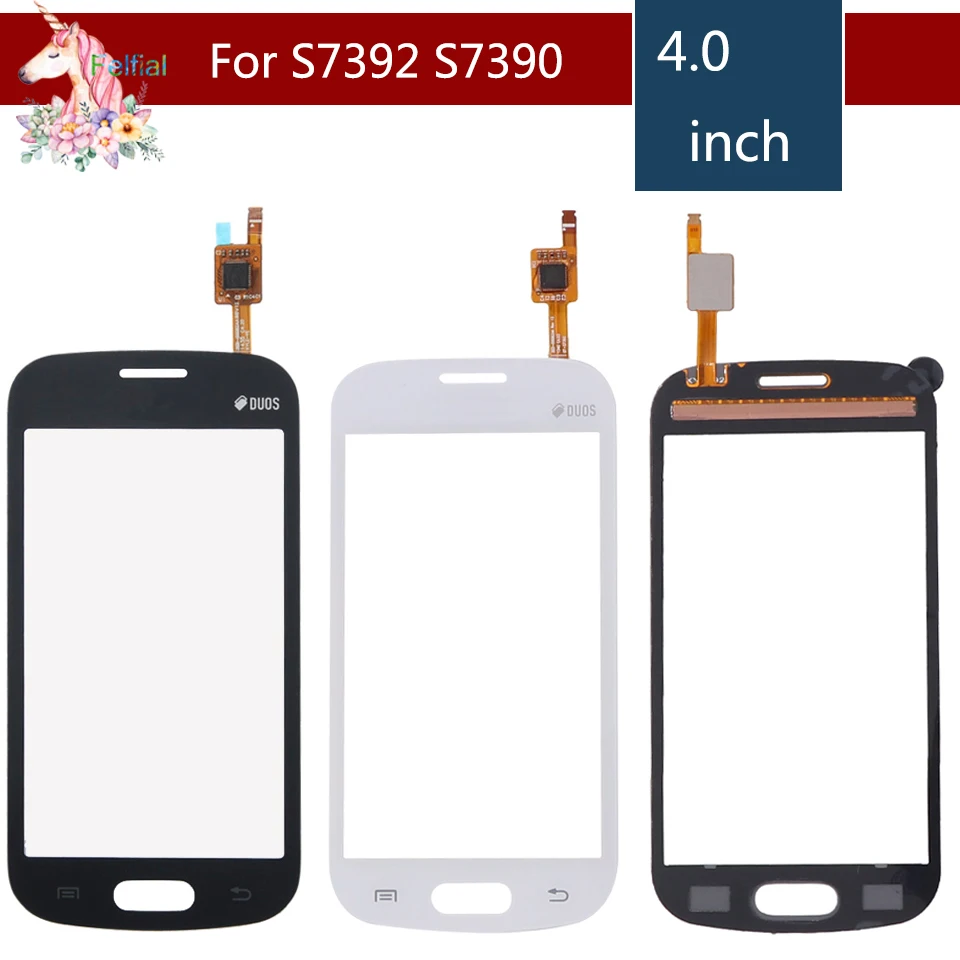 10 шт./лот для Samsung Galaxy Trend Lite S7390 7392 GT S7392 сенсорный экран дигитайзер Датчик Переднее