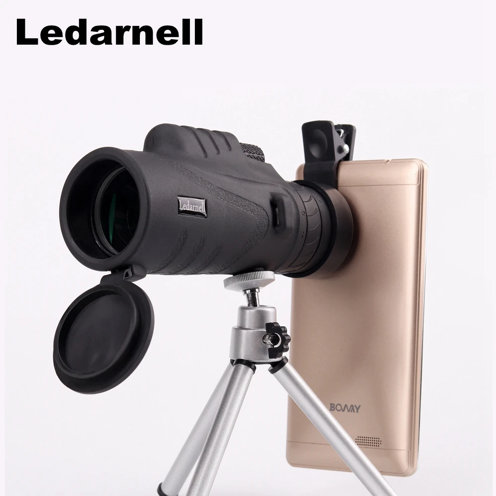 Monocular 10x42 high quality Telescope Waterproof Compact military power for hunting optics black | Инструменты