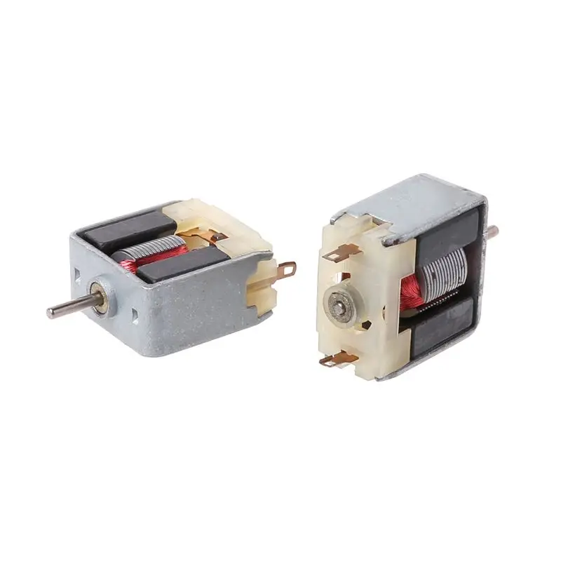 2 шт. DC3V 020 DC мотор квадратный Мини DIY двигатели научная игрушки для экспериментов
